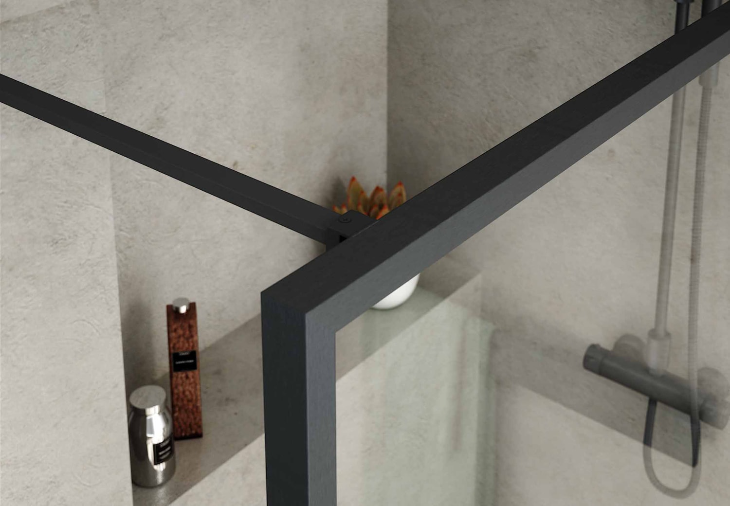 Paroi de douche Profiltek Scandinave (FN-2020) Detalle 1