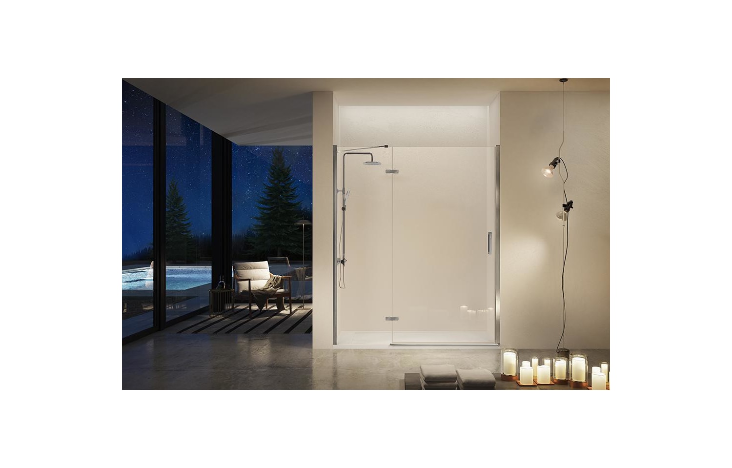 Paroi de douche Kassandra Nardi (NA403) Principal 2
