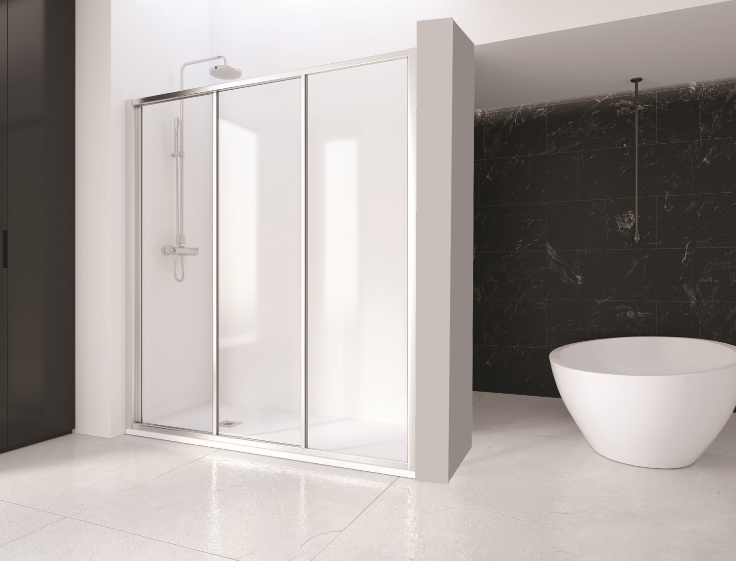 Paroi de douche Profiltek Eddy Principal 0