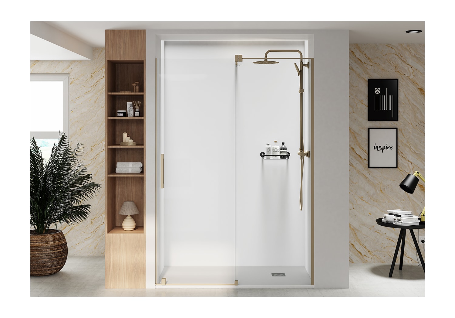 Paroi de douche Vesubio Principal 1