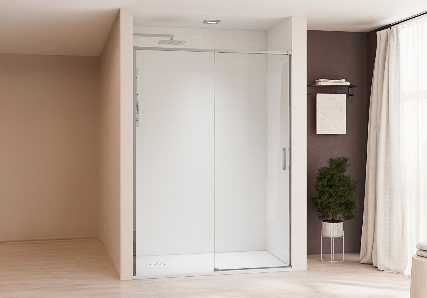 Paroi de douche coulissante Bruntec Aria Principal 0