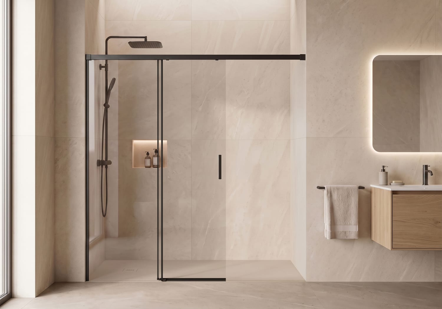 Paroi de douche Bruntec Galaxy (700) Principal 2