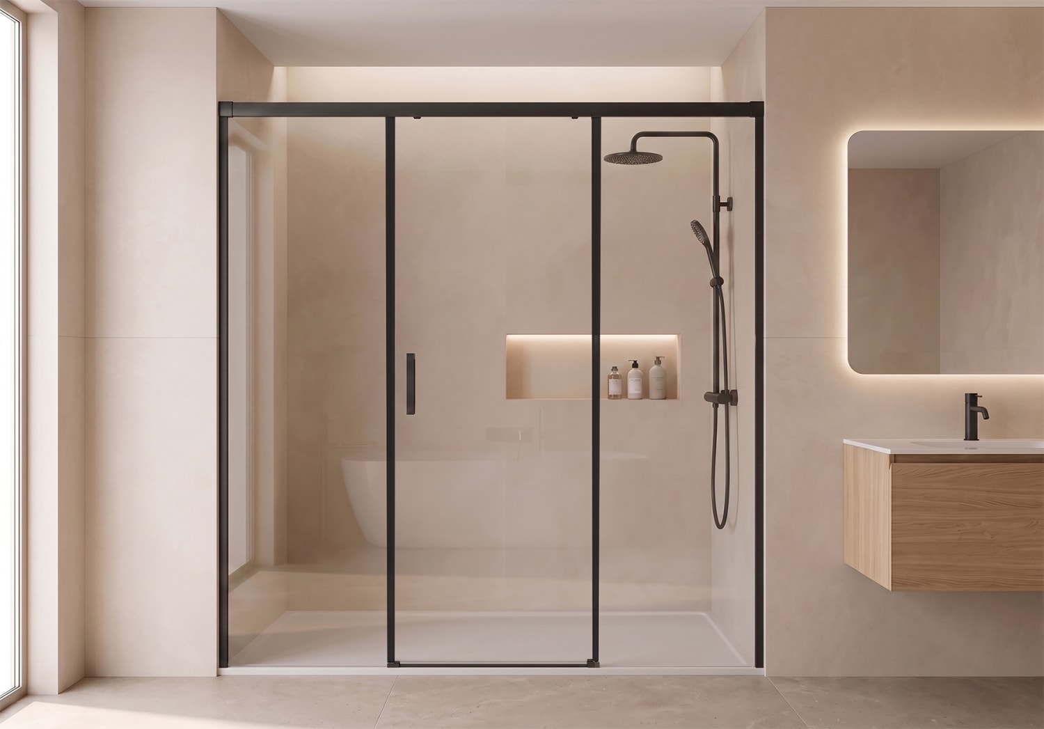 Paroi de douche Bruntec Galaxy 900 Principal 1