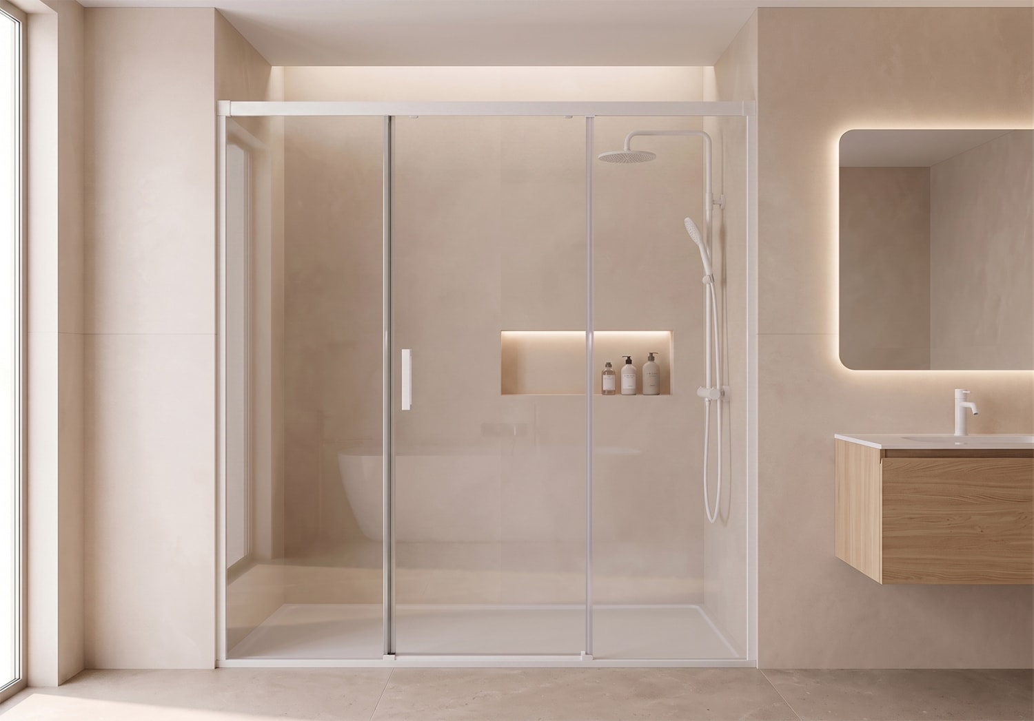 Paroi de douche Bruntec Galaxy 900 Principal 2