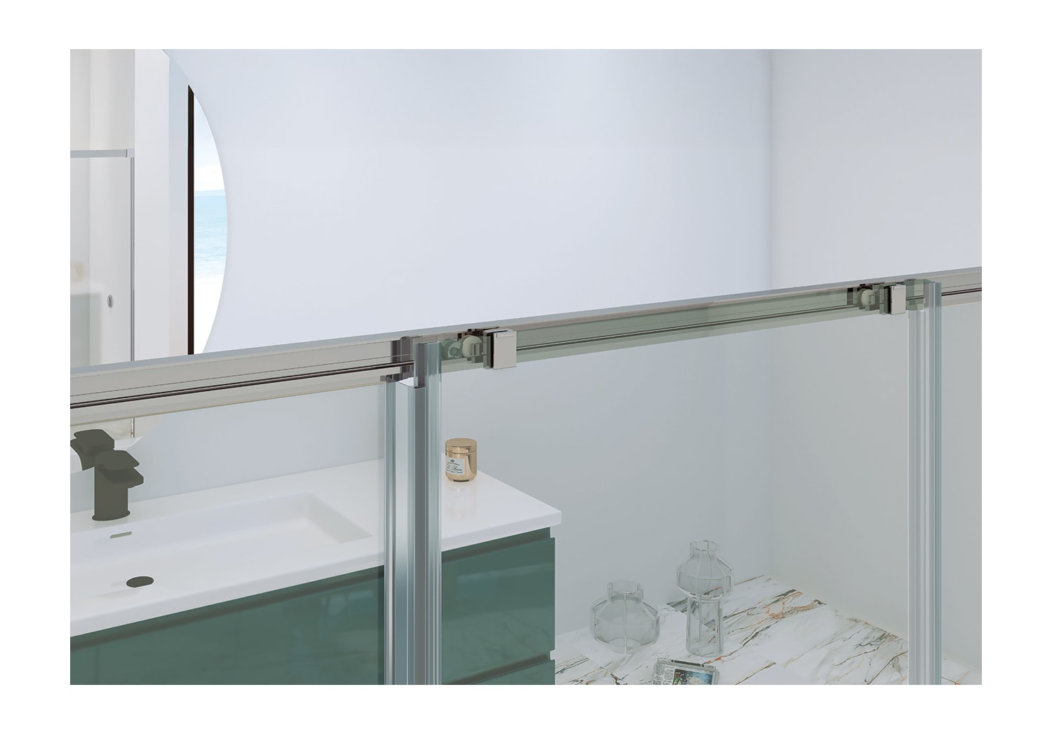 Paroi de douche Bruntec Galaxy 900 Detalle 11
