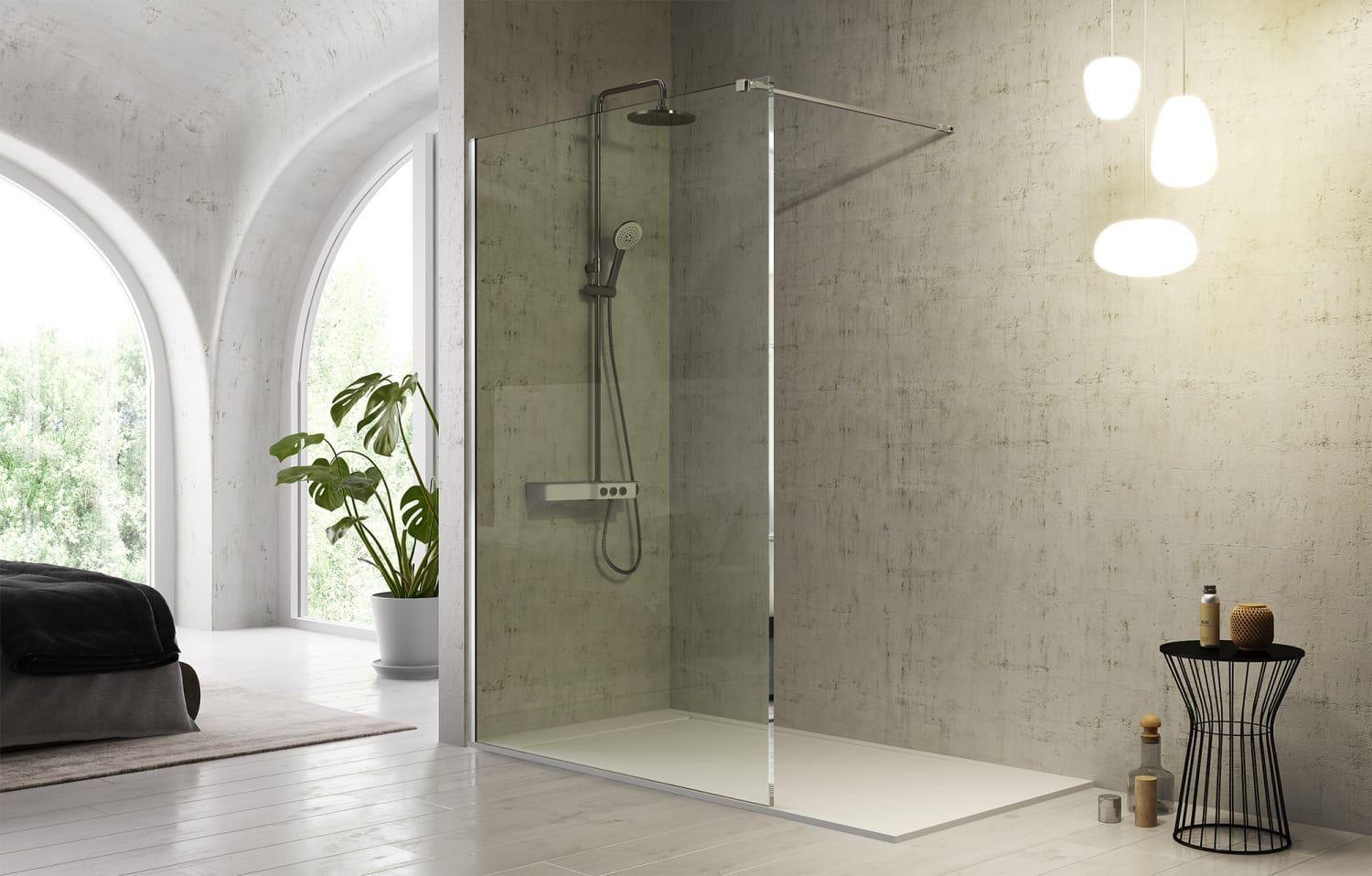 Paroi de douche fixe -Kassandra- Fresh (FR633) Principal 0
