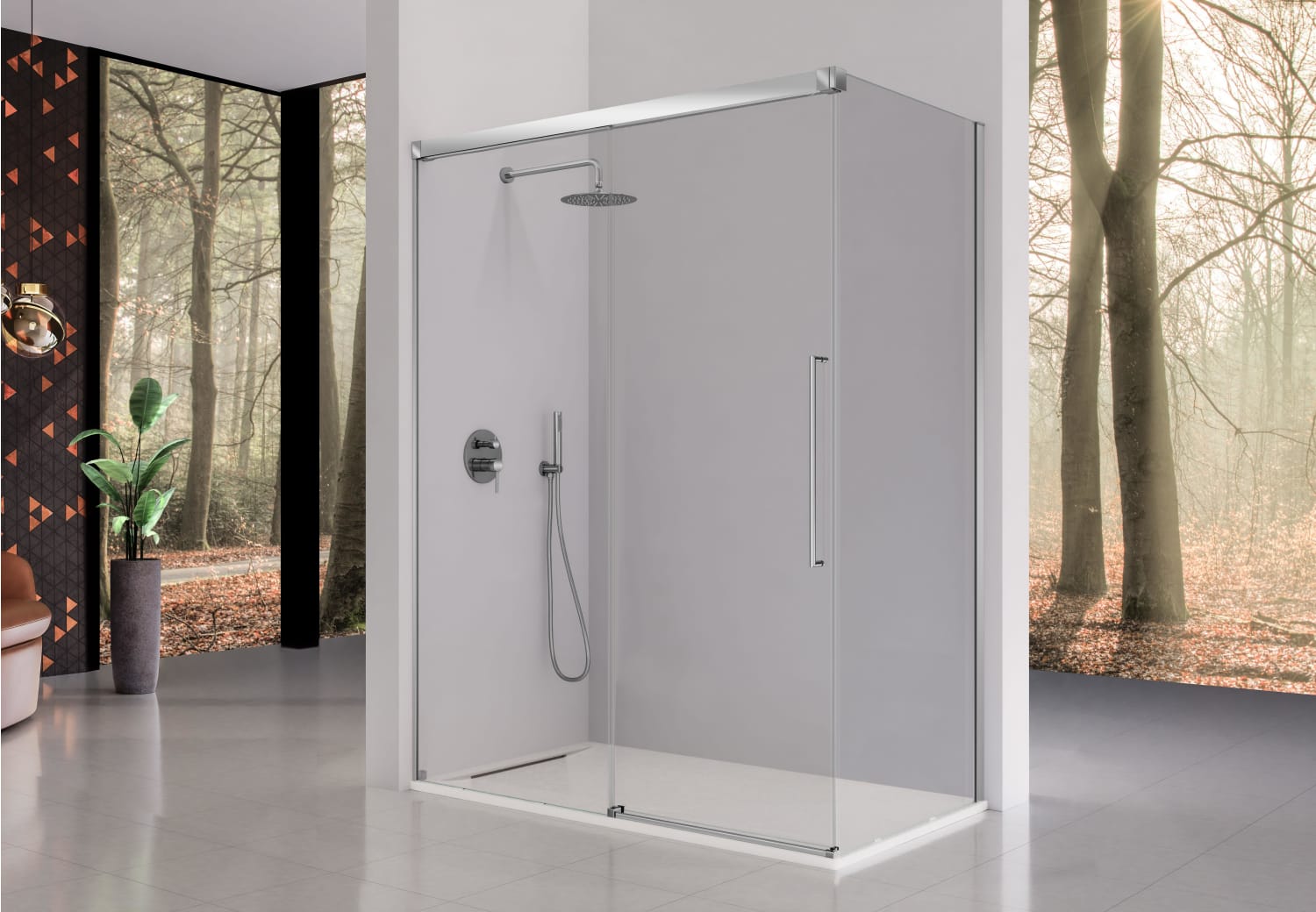 Paroi de douche Kassandra Pavia (102+103) Principal 1