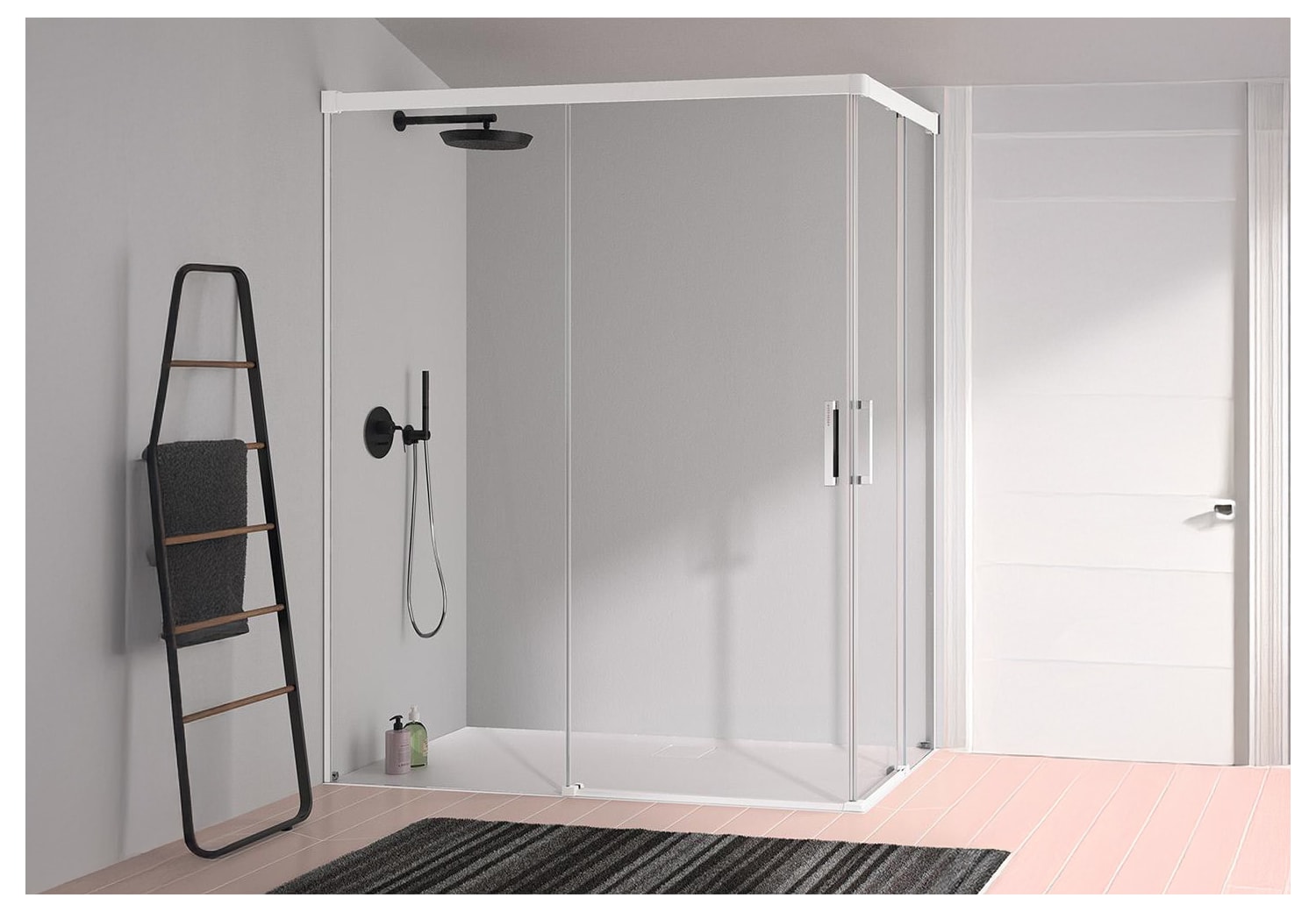 Paroi de douche angulaire Kassandra Glase (GS607+GS607) Principal 8