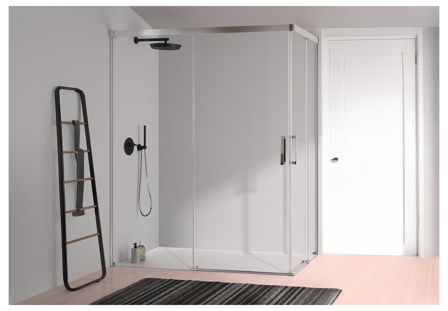 Paroi de douche angulaire Kassandra Glase (GS607+GS607) Principal 7
