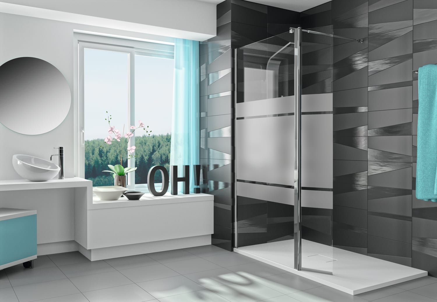 Paroi de douche Kassandra 300 (TR524) Principal 1