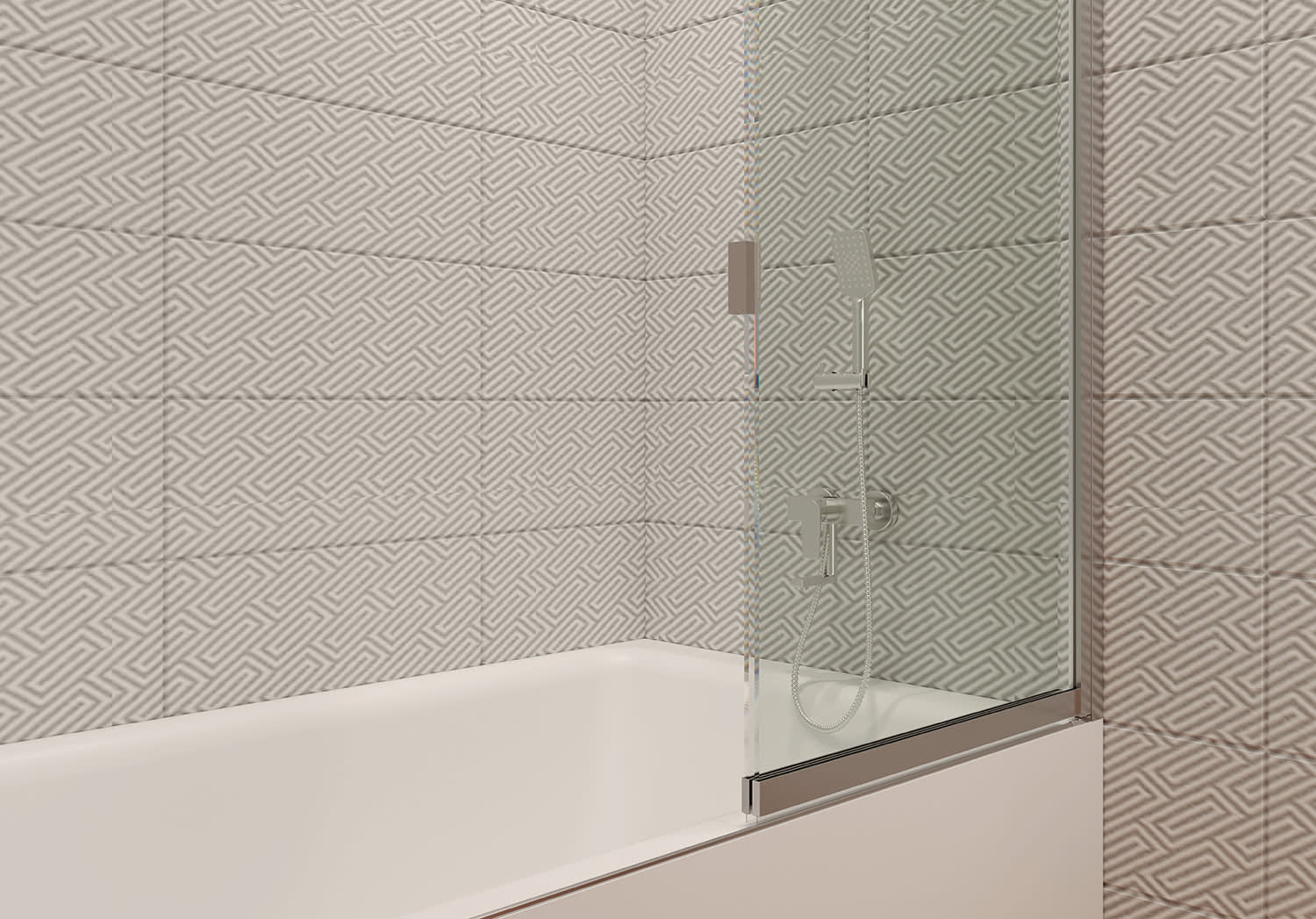 Pare-baignoire Bruntec Ares (500) Detalle 1