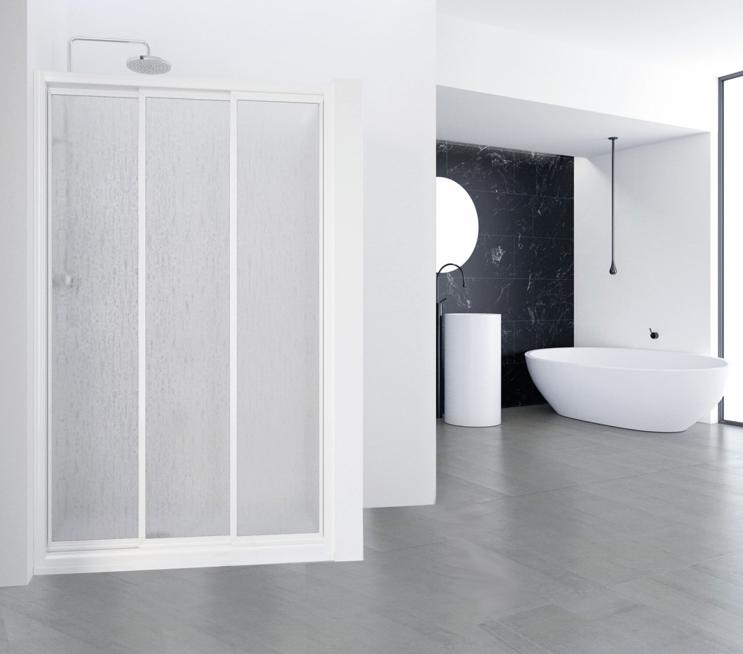 Paroi de douche Profiltek Demi Principal 0