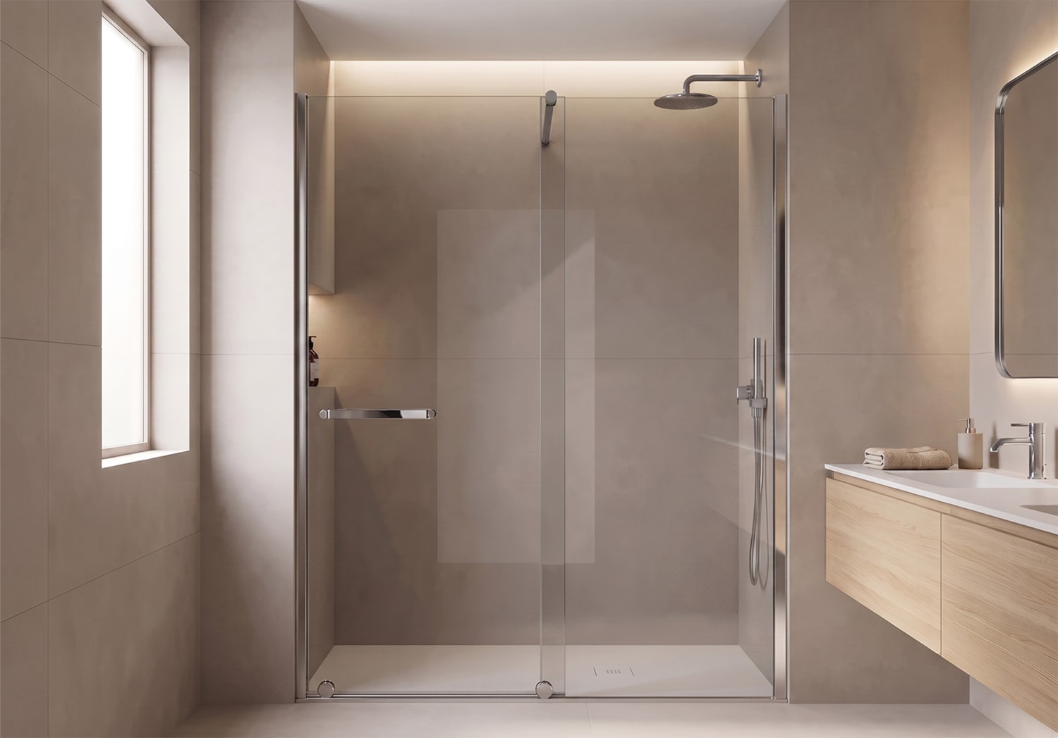 Paroi de douche sur mesure Profiltek (VY-210) Principal 4