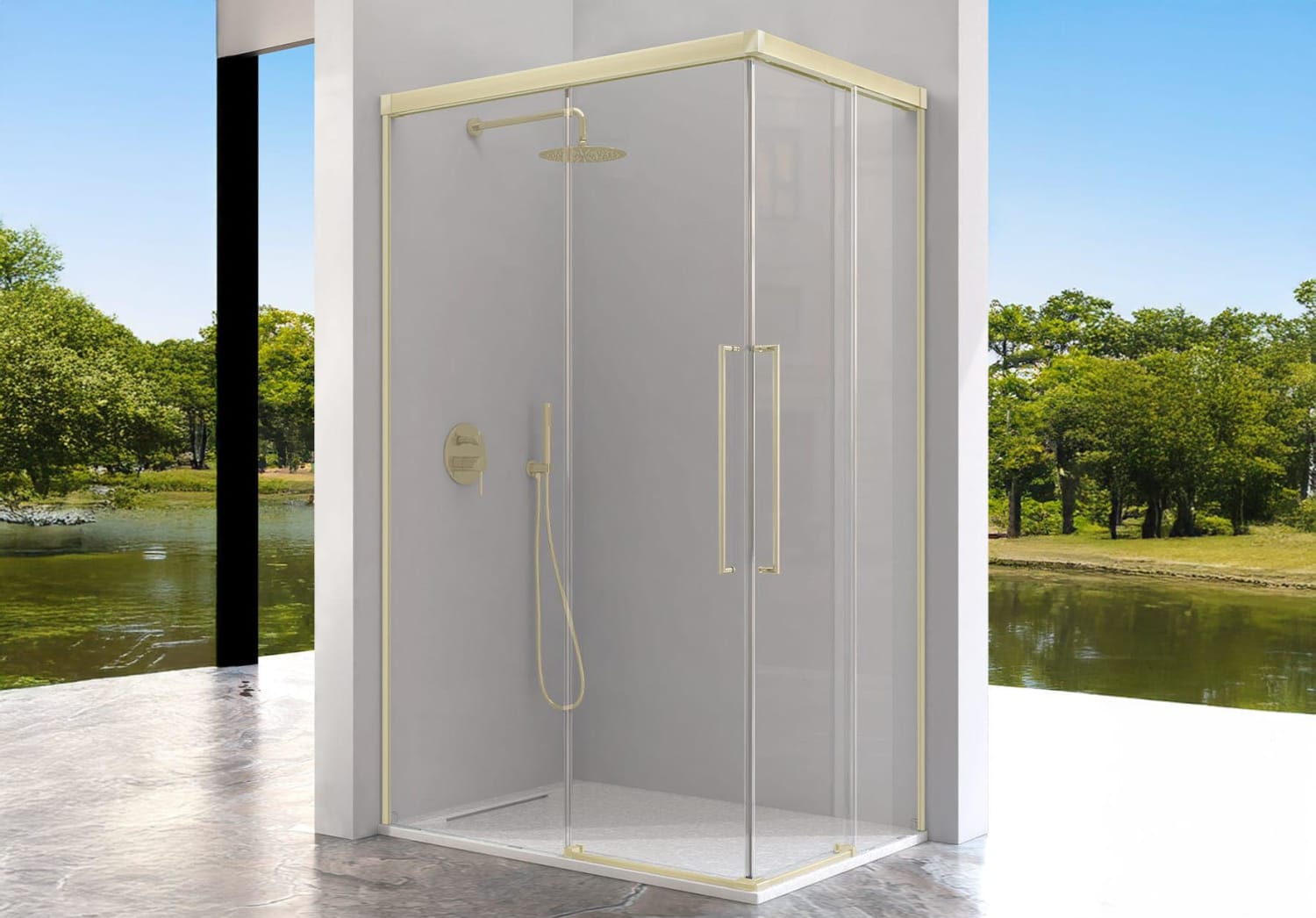 Paroi de douche Kassandra Pavia (105) Principal 2