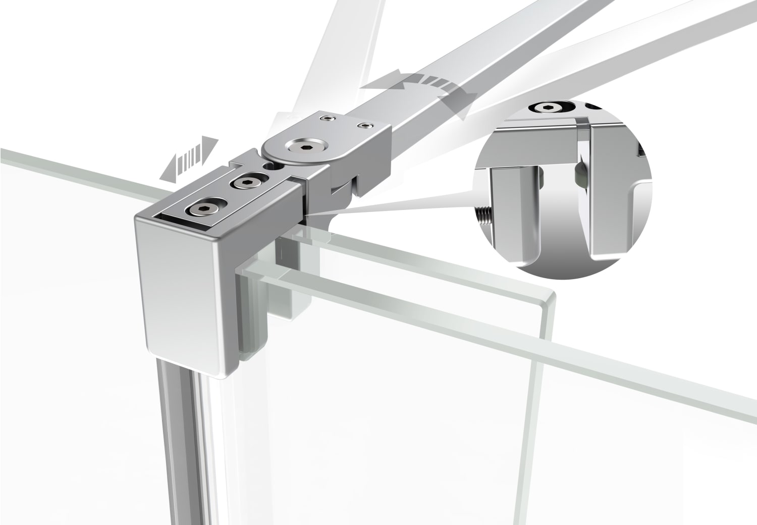 Paroi de douche Kassandra Moka (MK102) Detalle 5