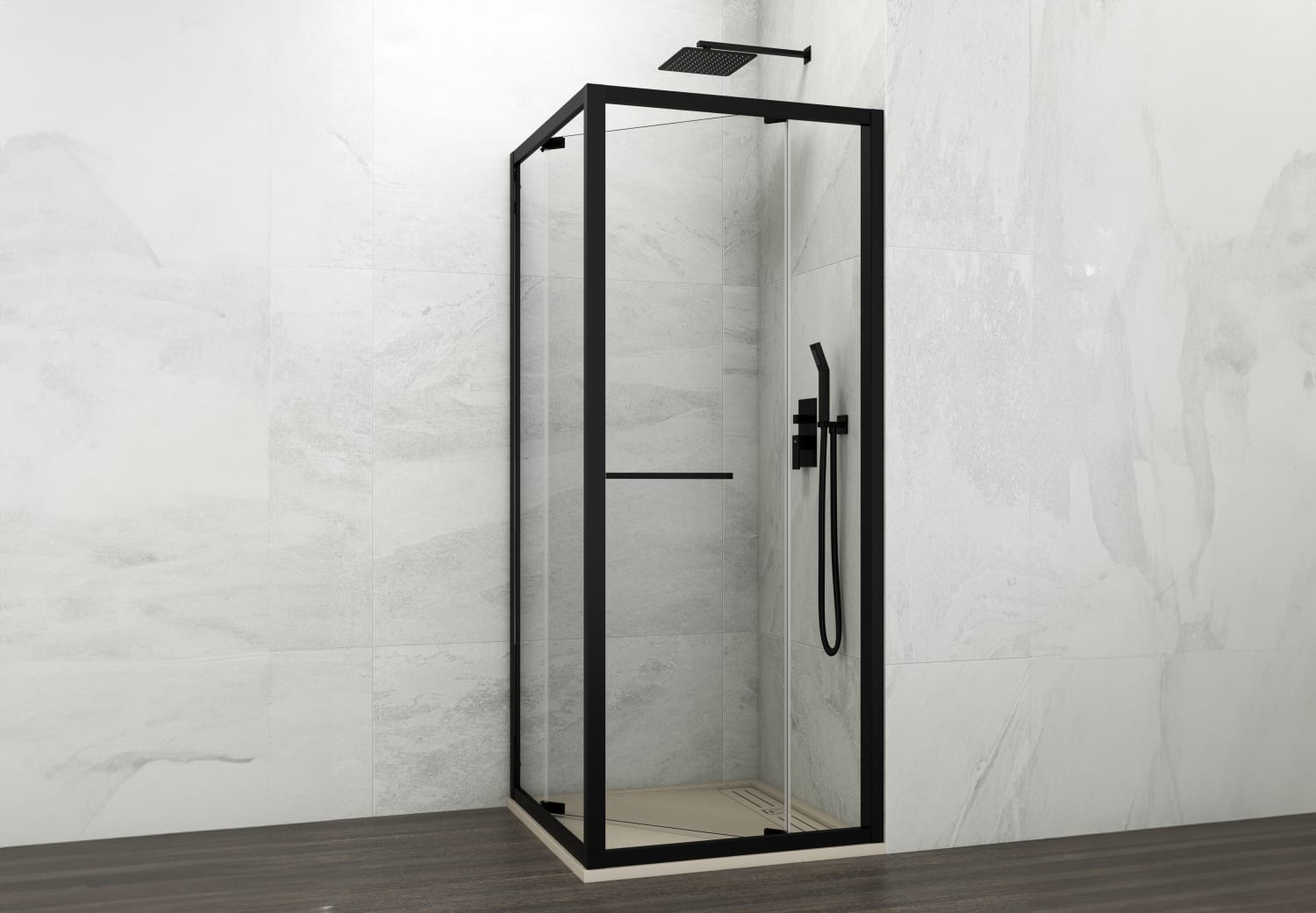 Paroi de douche GME Spazio (Combi A) Ambiente 2