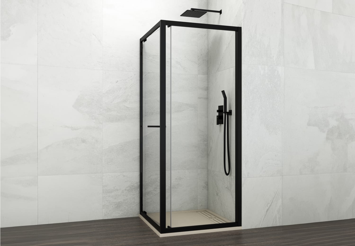 Paroi de douche GME Spazio (Combi A) Ambiente 3