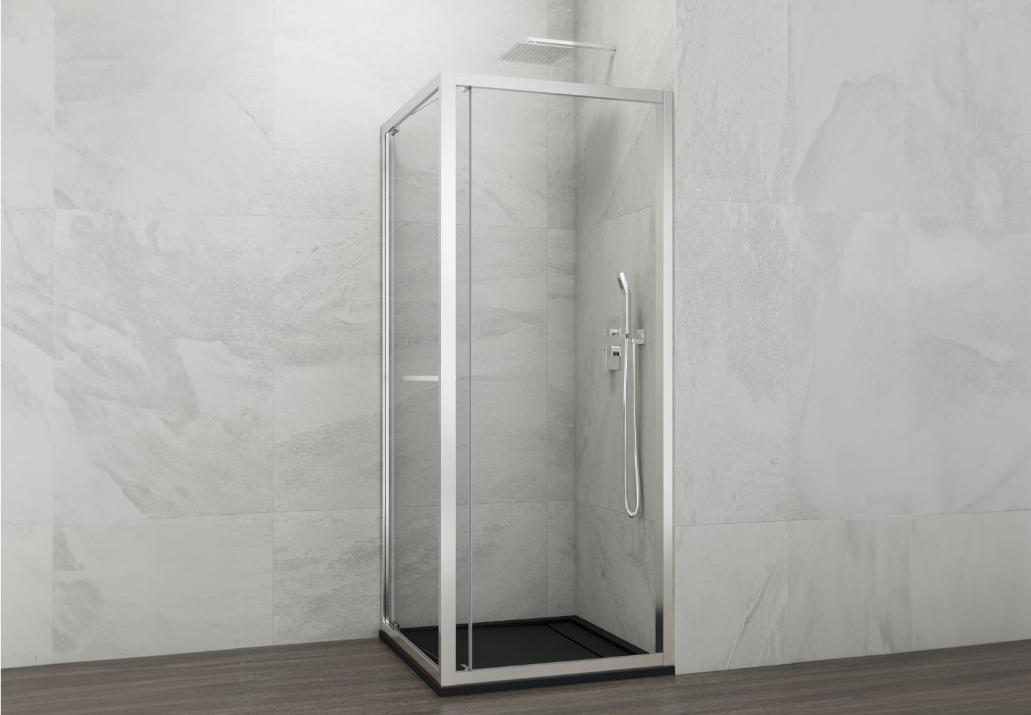 Paroi de douche GME Spazio (Combi A) Ambiente 4