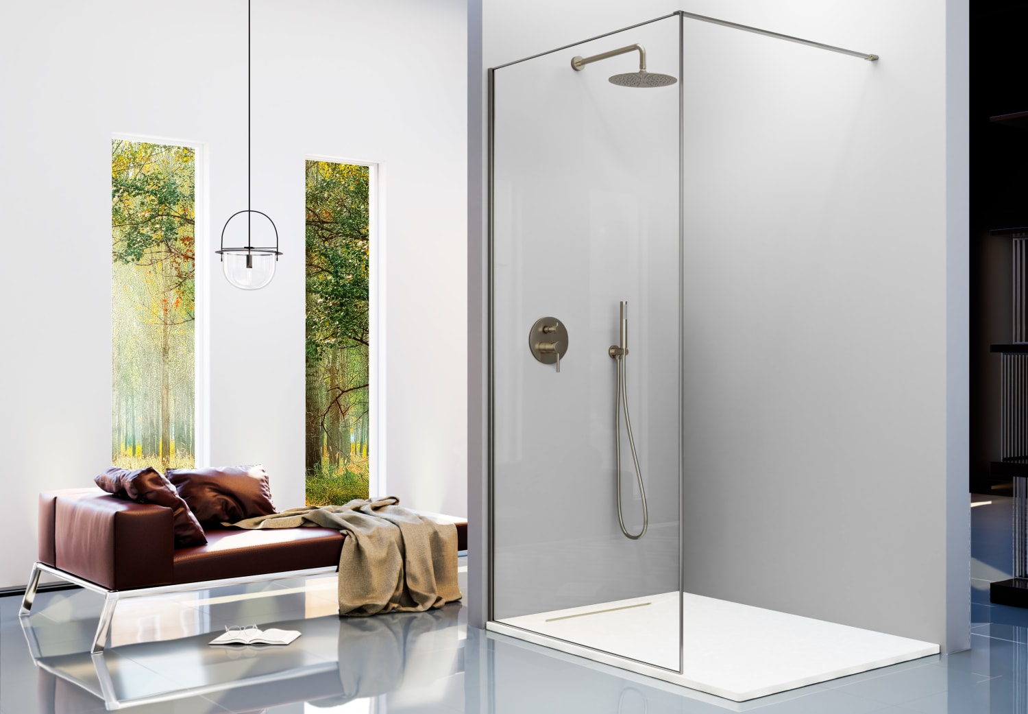 Paroi de douche fixe Kassandra Fresh Arena (FA 633) Principal 4