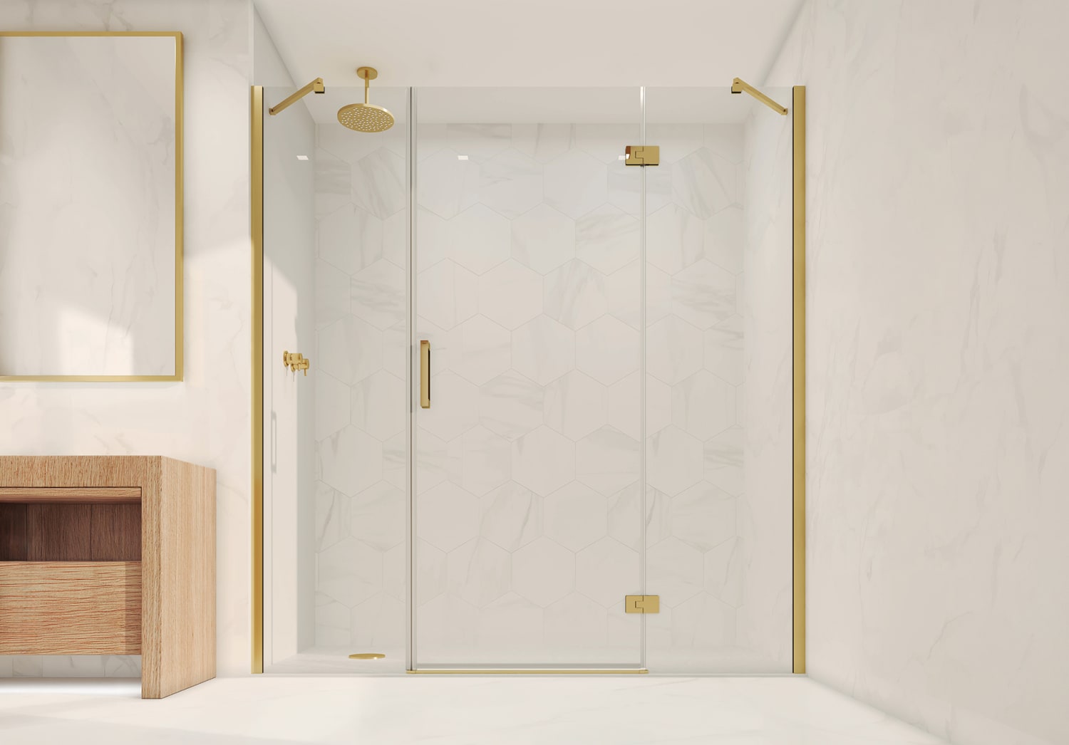Paroi de douche Bruntec Aurea (900) Principal 2