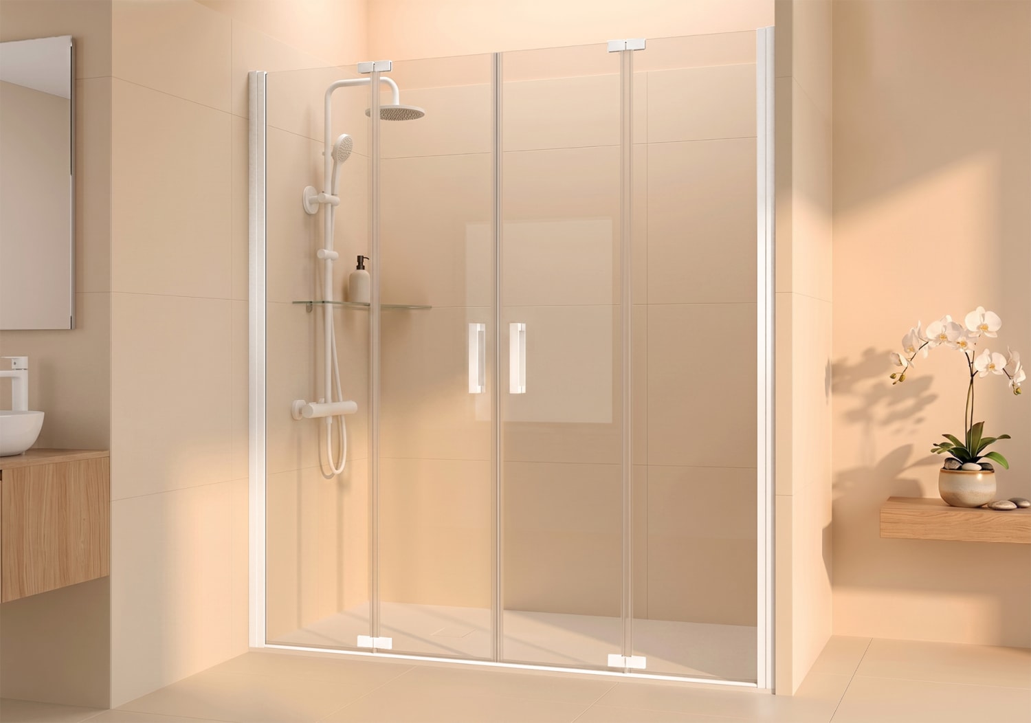 Paroi de douche Bruntec Ursa (200B) sur mesure Principal 4