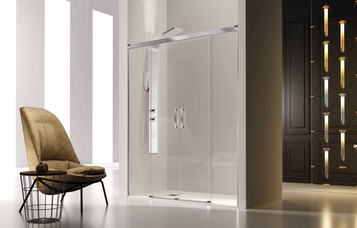 Paroi de douche frontale -Kassandra- Glase (GS100) Principal 0