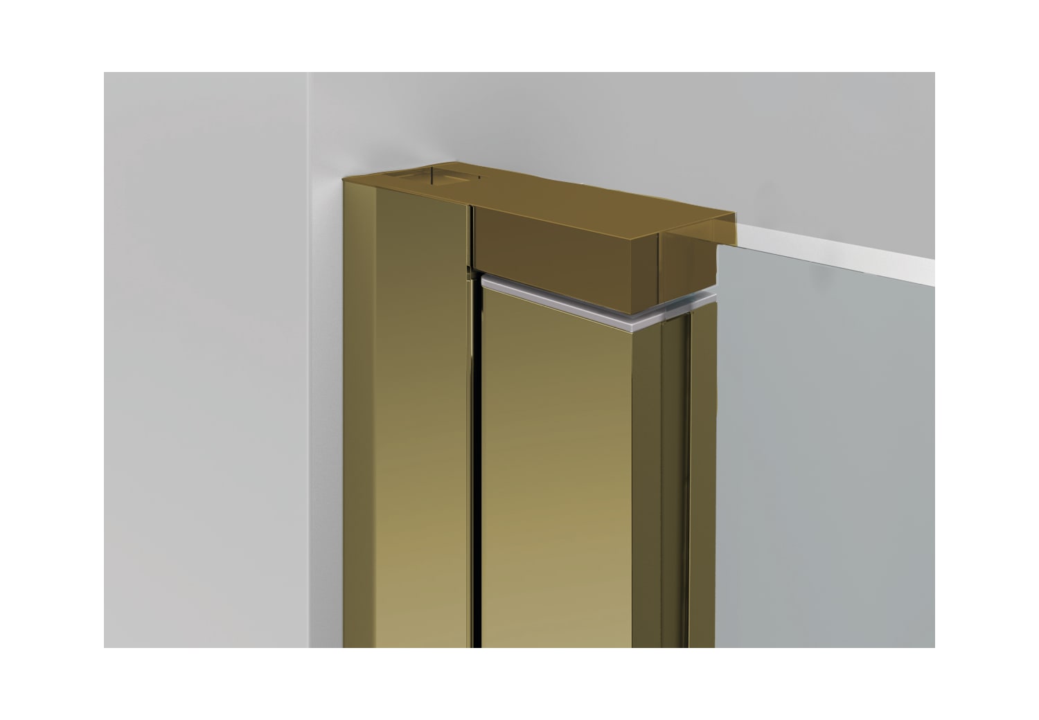 Paroi de douche en acier inoxydable Dione Detalle 10