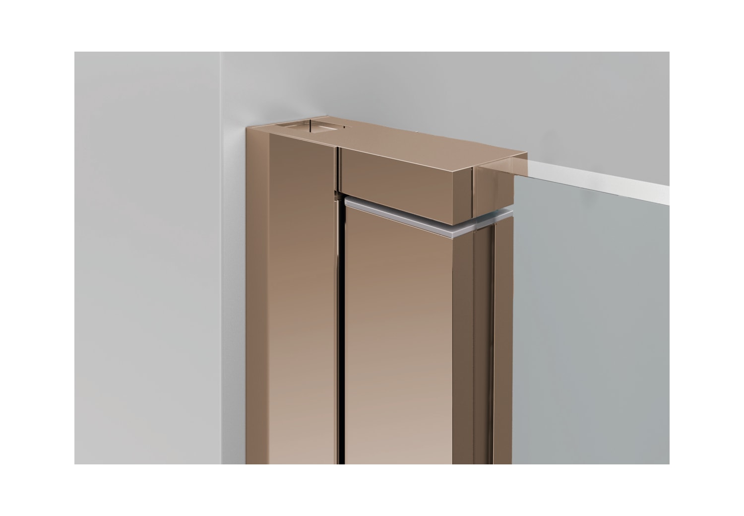 Paroi de douche en acier inoxydable Dione Detalle 9