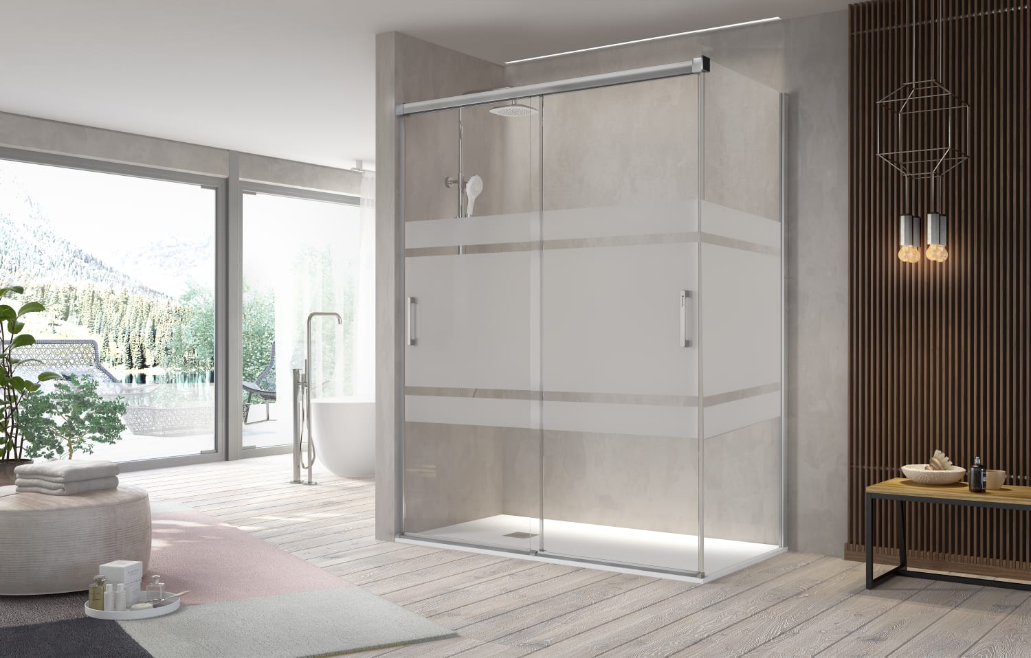 Paroi de douche Kassandra Betty (BT111+BT103) Principal 1
