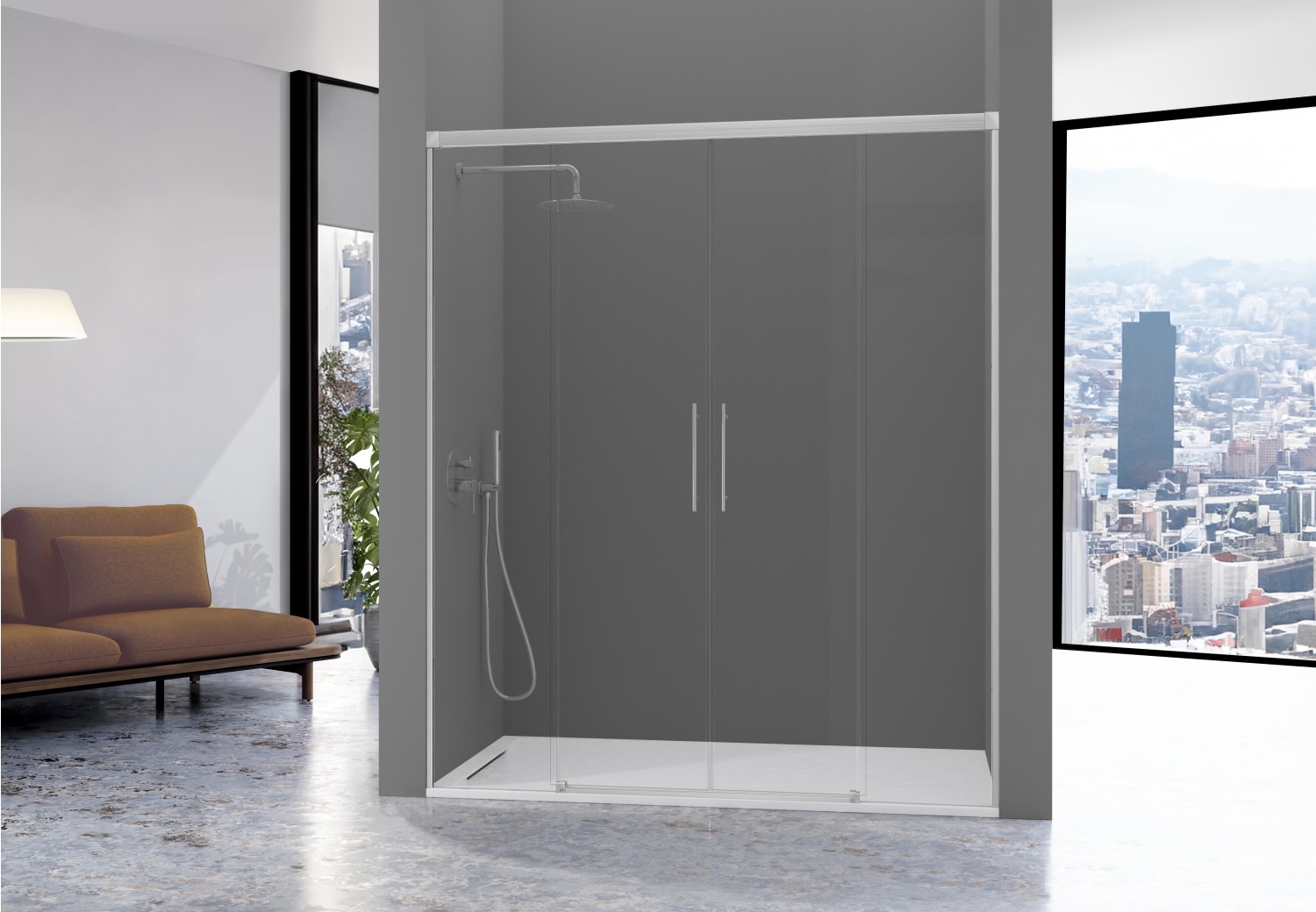 Paroi de douche Kassandra Urban (100) Principal 4