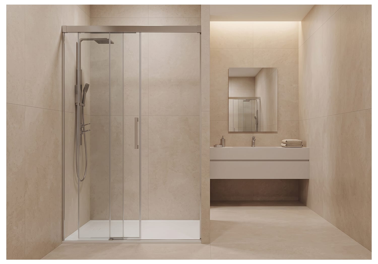 Paroi de douche Leda (100) Ambiente 6