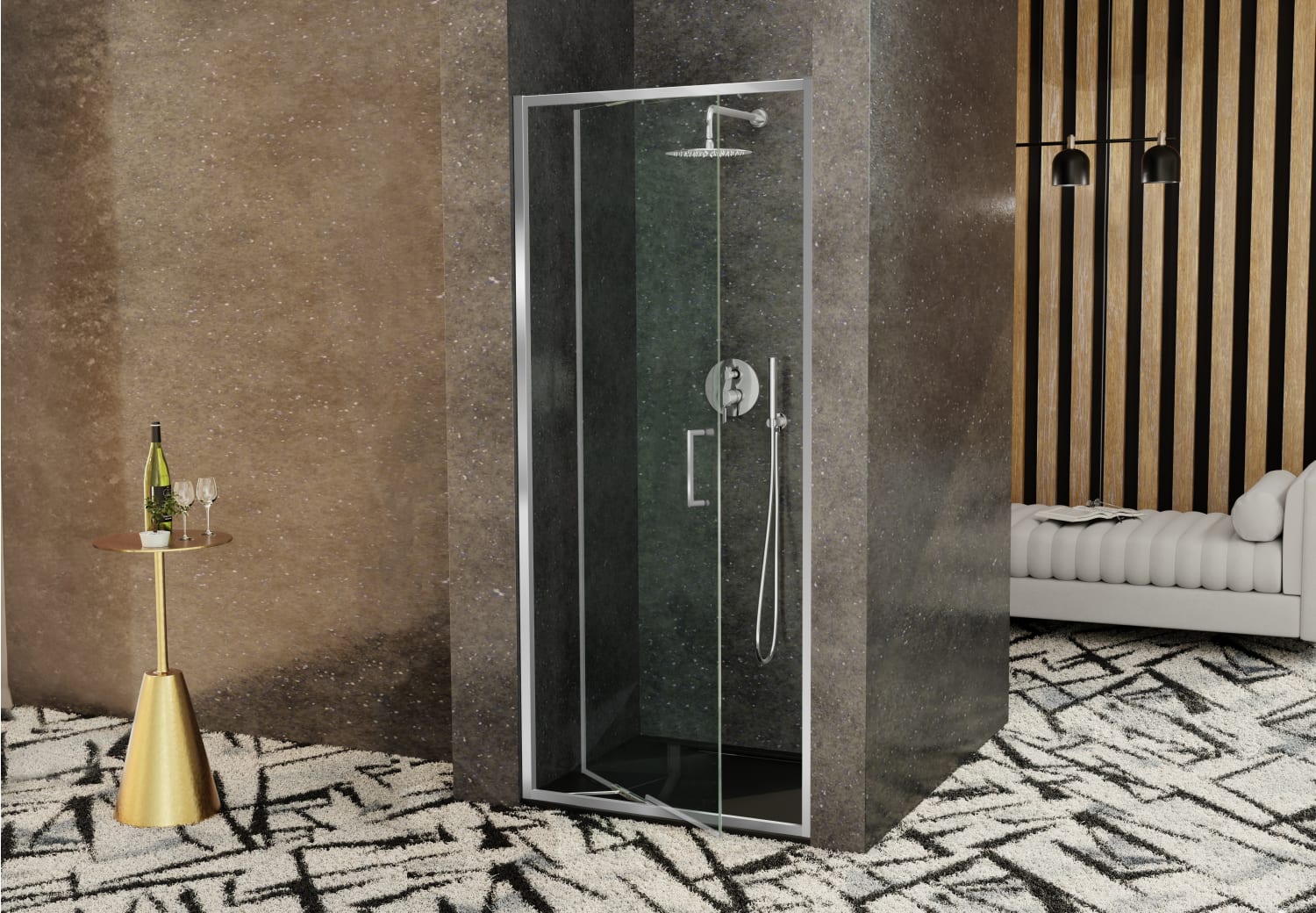 Paroi de douche Prisma Kassandra (500) Principal 1