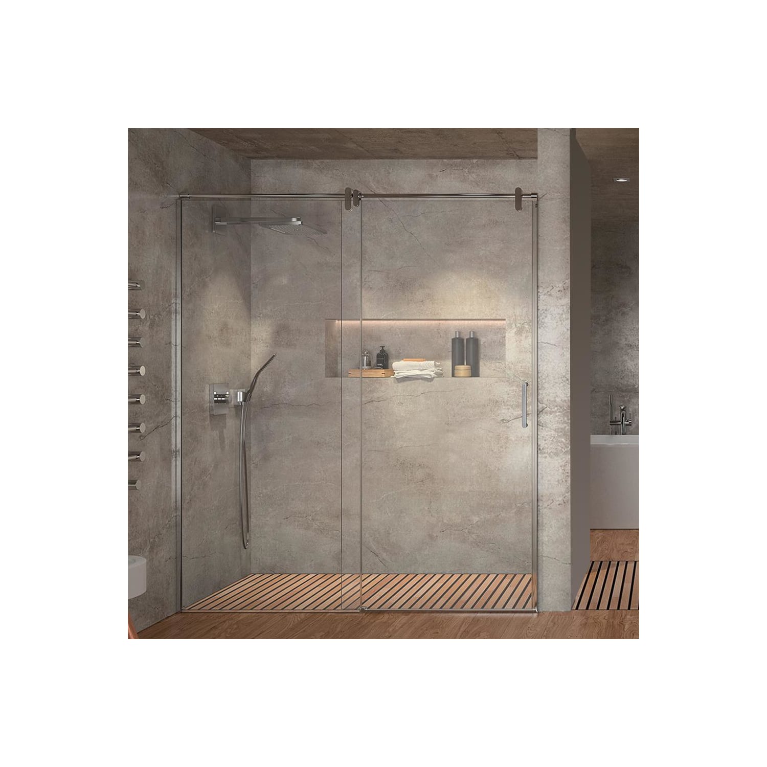 Paroi de douche Slim Kassandra (LM102) Principal 1
