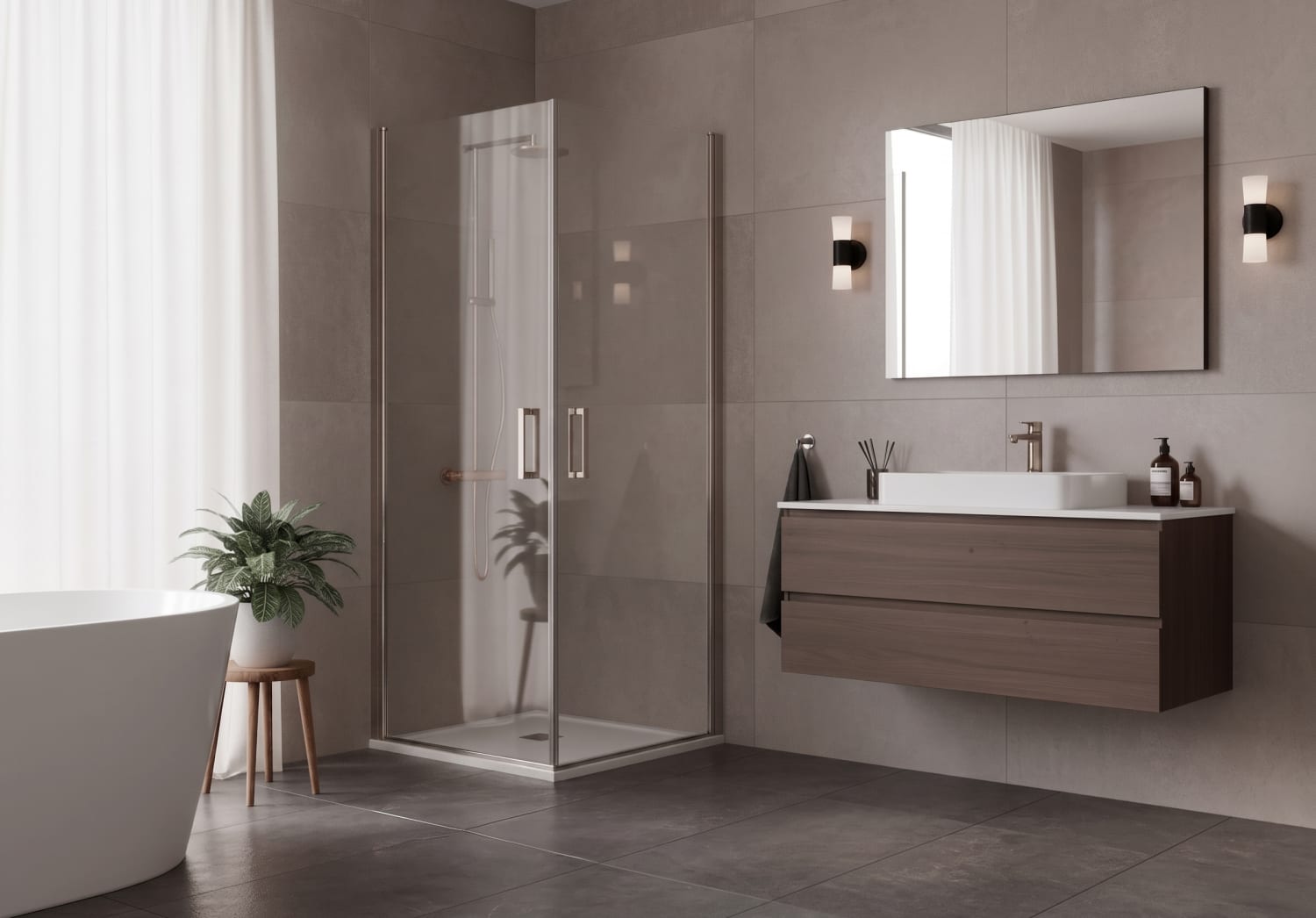 Paroi de douche Vega (300A) sur mesure Principal 5
