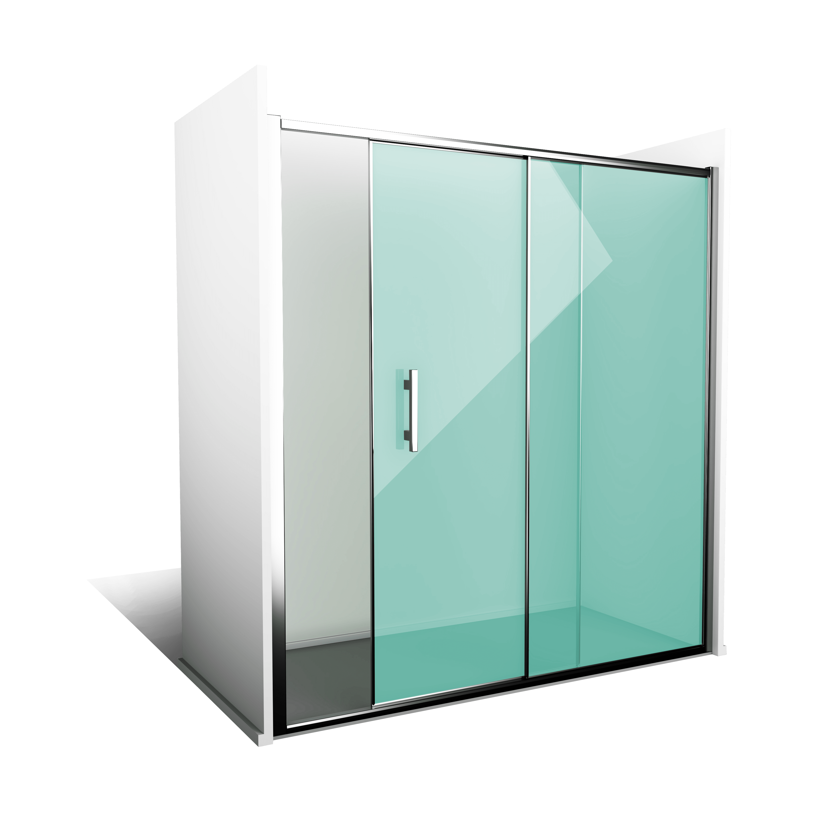Parois de douche frontales
