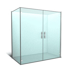 2 pivotants + côté fixe