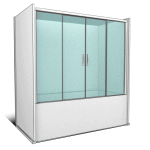 2 fixes + 2 coulissants